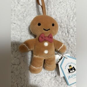NWT Jellycat Gingerbread Fred Mini Plush Toy